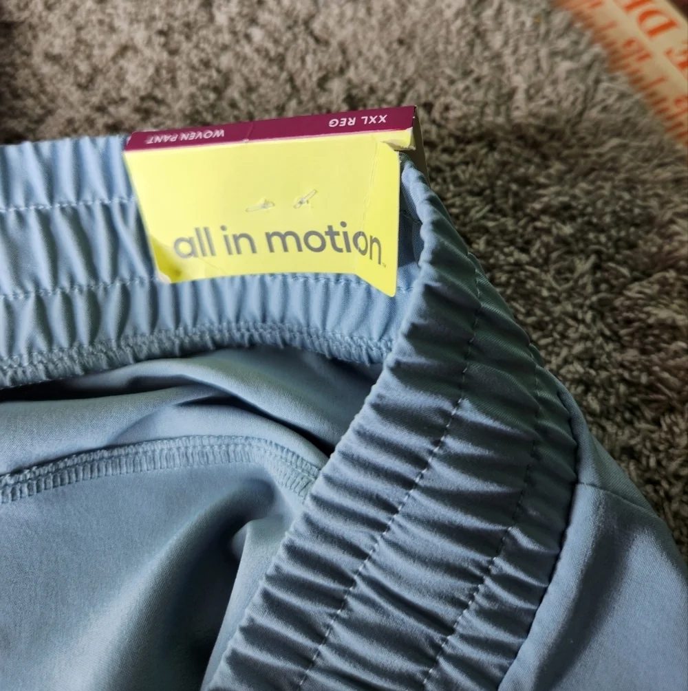 All In Motion Men's Stretch Woven High-Rise Tapered Pants Jogger Size XXL